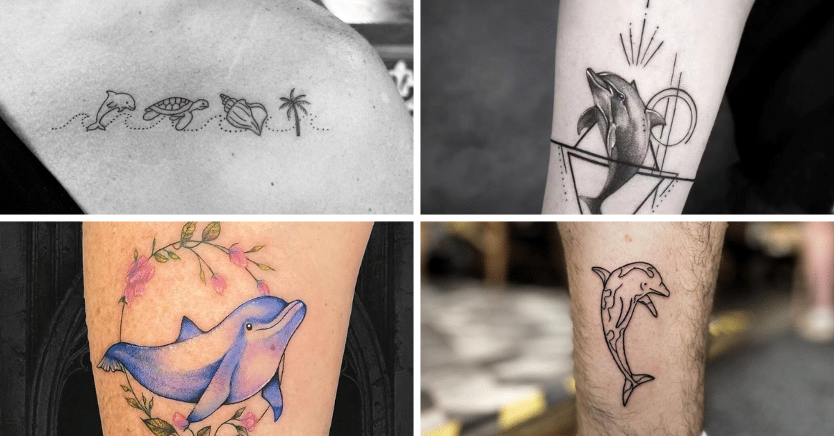 20 Playful Dolphin Tattoo Ideas That’ll Make You Book an Appointment Today
