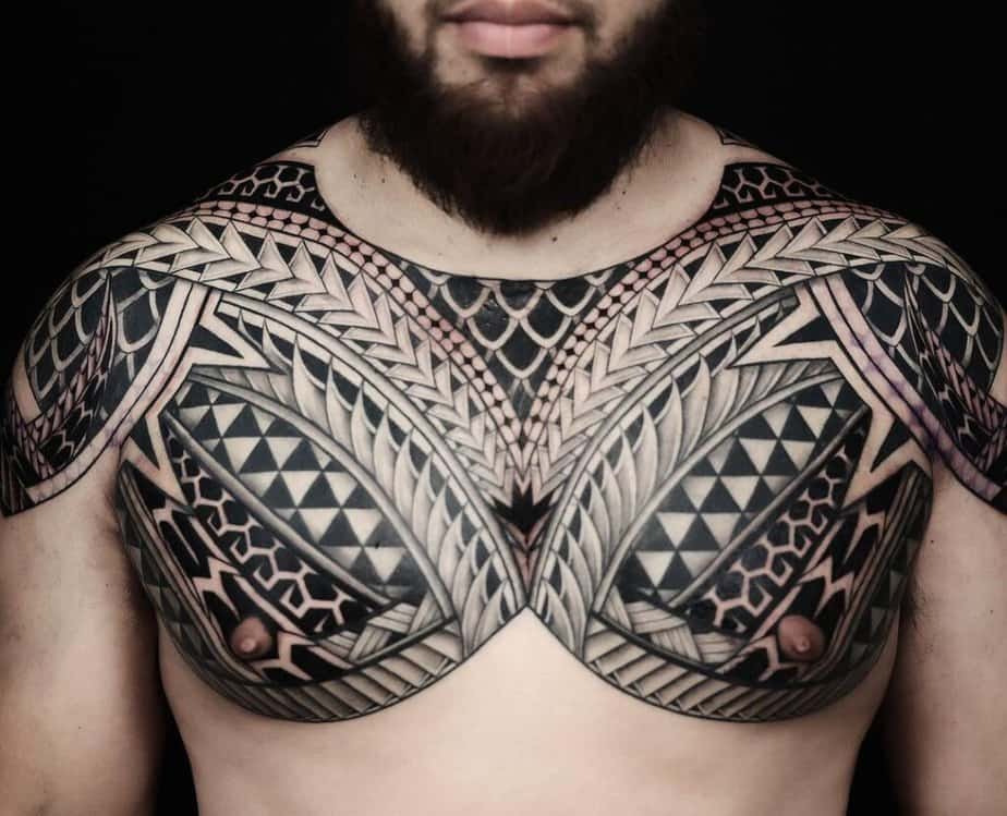 Hawaiian-style tattoo