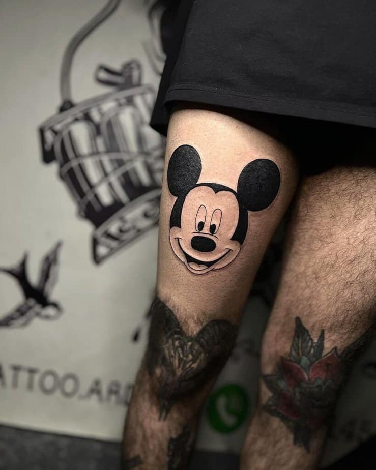 14. Mickey’s head