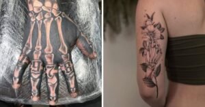 23 Hauntingly Beautiful Skeleton Hand Tattoos That Will Connect You to the Afterlife