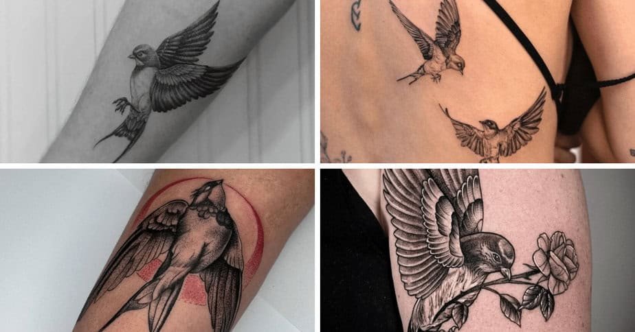 30 Swallow Tattoo Ideas & Inspo That Speak Volumes — #9 Will Leave You Speechless