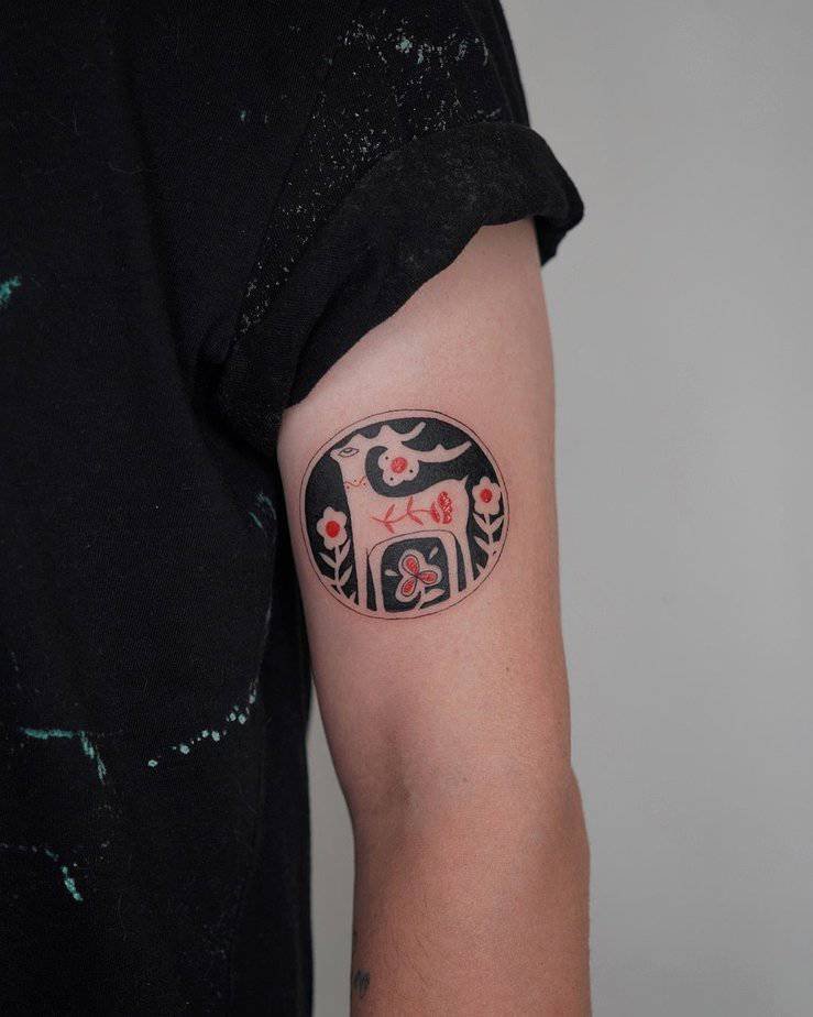 18 Breathtaking Folk Art Tattoos That Celebrate Culture & Identity — Wait Until You See #7!