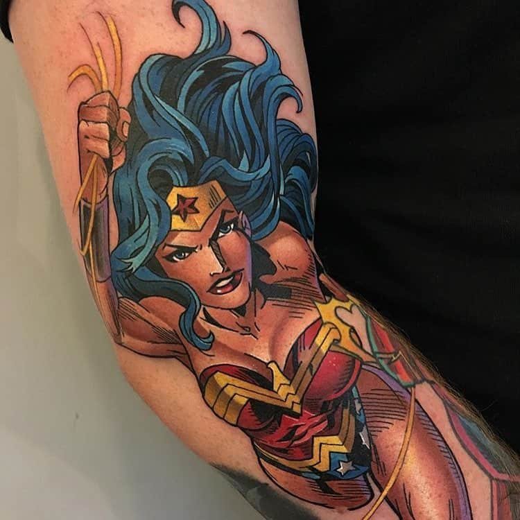 18 Wonder Woman Tattoo Ideas So Fierce You’ll Want to Pin Every Single One